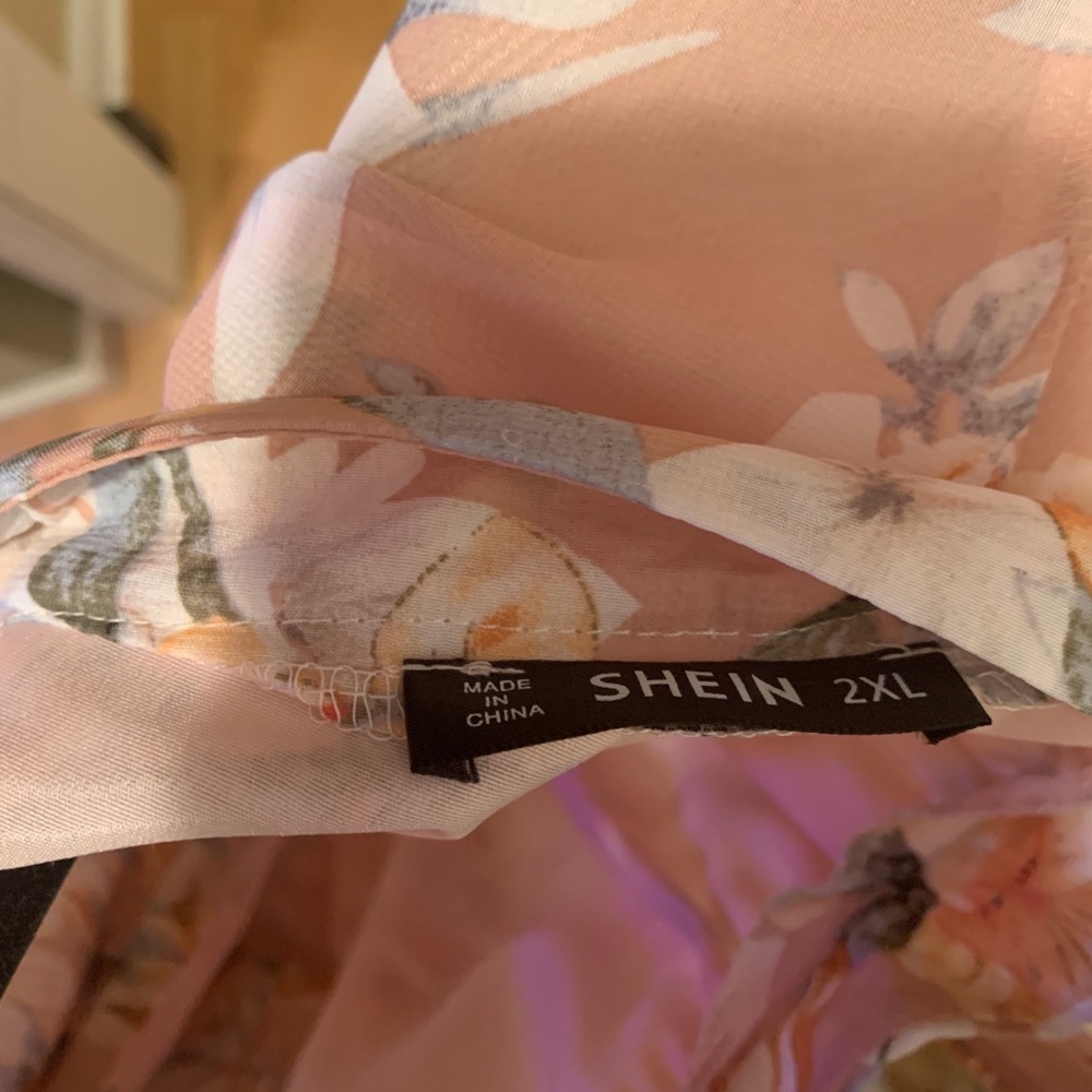 Shein floral duster